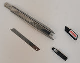 Mozart Solingen Snap Off Blade 9mm SLIM UTILITY KNIFE Razor Box Cutter