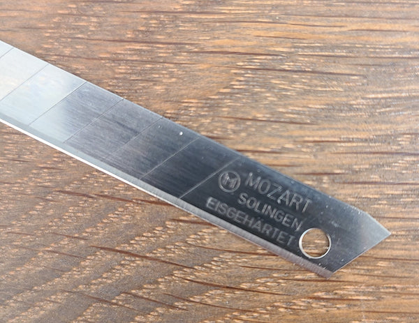 Mozart Solingen SNAP OFF BLADES 9 mm Slim Utility Knife - 100 pack