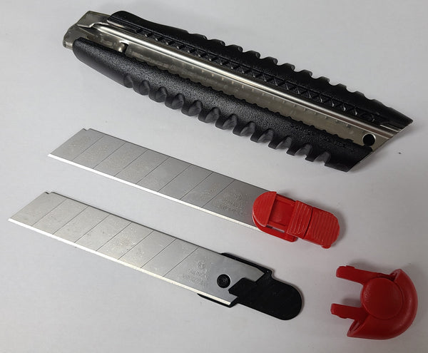 Mozart Solingen Snap Off Retractable UTILITY KNIFE 18mm Razor Box Cutt