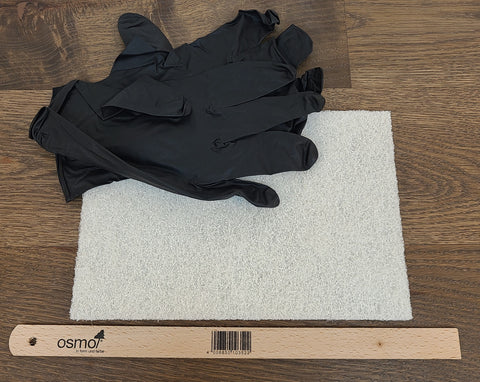 Wood Finish Application Starter Kit Gloves Pad and Stir Stick