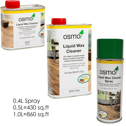 Osmo - Liquid Wax Cleaner - 3029 Clear - Oiled Floor Maintenance