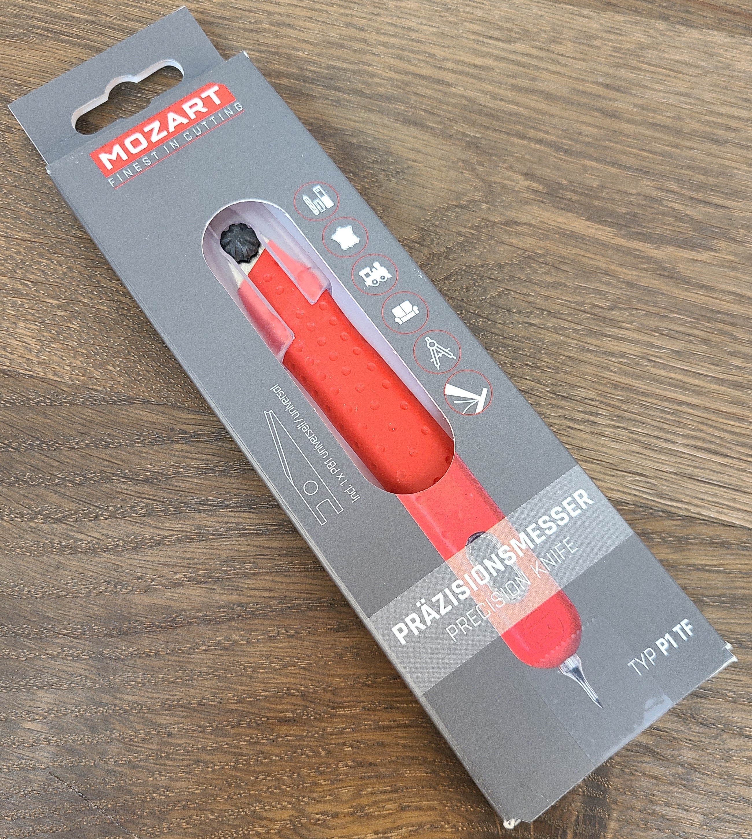 Mozart P1 TF precision knife product detail