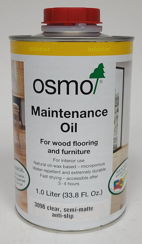 Osmo - Maintenance Oil - 3098 Clear Semi-Matte Anti-Slip - 1 L