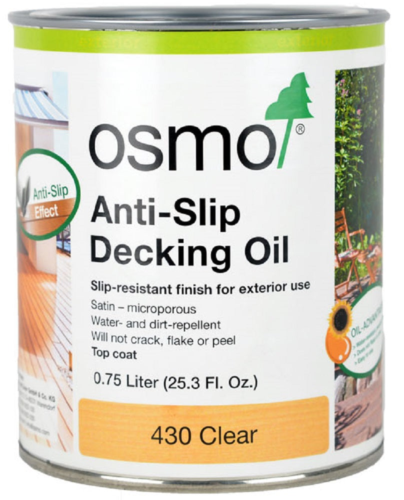 Osmo 430 Clear Anti-Slip Decking Oil 0.75 L