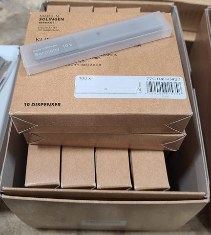 MOZART Solingen Scraper 4 In. Replacement Blades .4mm MOZART Solingen Scraper 4 In. Replacement Blades .4mm