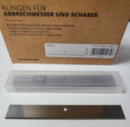 Mozart 770.040 four-inch scraper replacement blade 0.4 mm