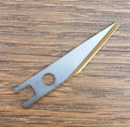 Mozart titanium universal precision knife blade detail