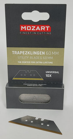 Mozart Solingen Utility Knife Universal STRAIGHT BLADES Titanium