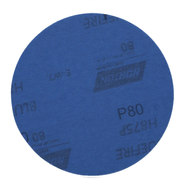 Norton - Blue Fire - 6 inch - Orbital Sanding Discs - No Hole - H&L - 25 Discs