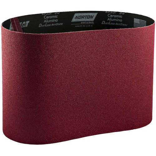 Norton Red Heat - 7 7/8 x 29 1/2 - Drum Sanding Belt - 100 Grit - 45028