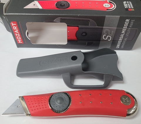 Mozart S2 UTILITY KNIFE w/ Holster + Magnetic Fixed Blade Storage