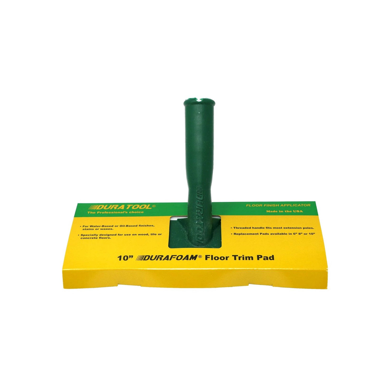 DURATOOL 10 Inch DURAFOAM Trim Pad with Handle 8040