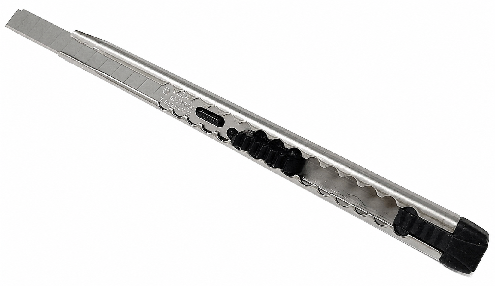 Mozart 9 mm stainless-steel pocket snap-off utility knife