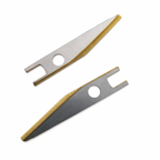 Mozart PB1 rounded titanium precision replacement blades detail