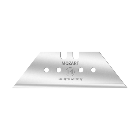 Mozart 975.065 carbon steel utility blades in safety dispenser