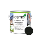 Osmo Natural Oil Woodstain 712 Ebony 2.5 L can with centered wood color swatch