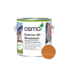 Osmo Natural Oil Woodstain 728 Red Cedar 2.5 L can with centered wood color swatch