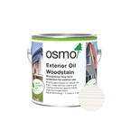 Osmo Natural Oil Woodstain 900 White 2.5 L can with centered wood color swatch