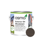 Osmo Natural Oil Woodstain 907 Quartz Grey 2.5 L can with centered wood color swatch