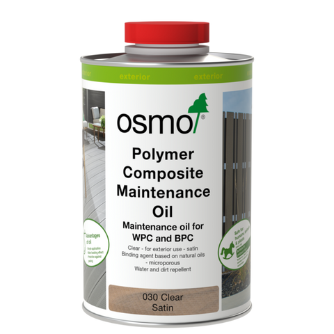 Osmo Polymer Composite Maintenance Oil 030 Clear Satin can