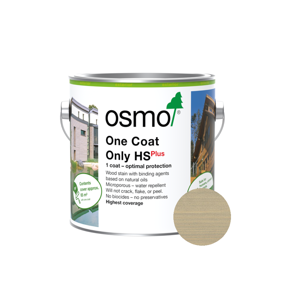 Osmo One Coat Only can — 9203 Basalt Grey with official wood color swatch