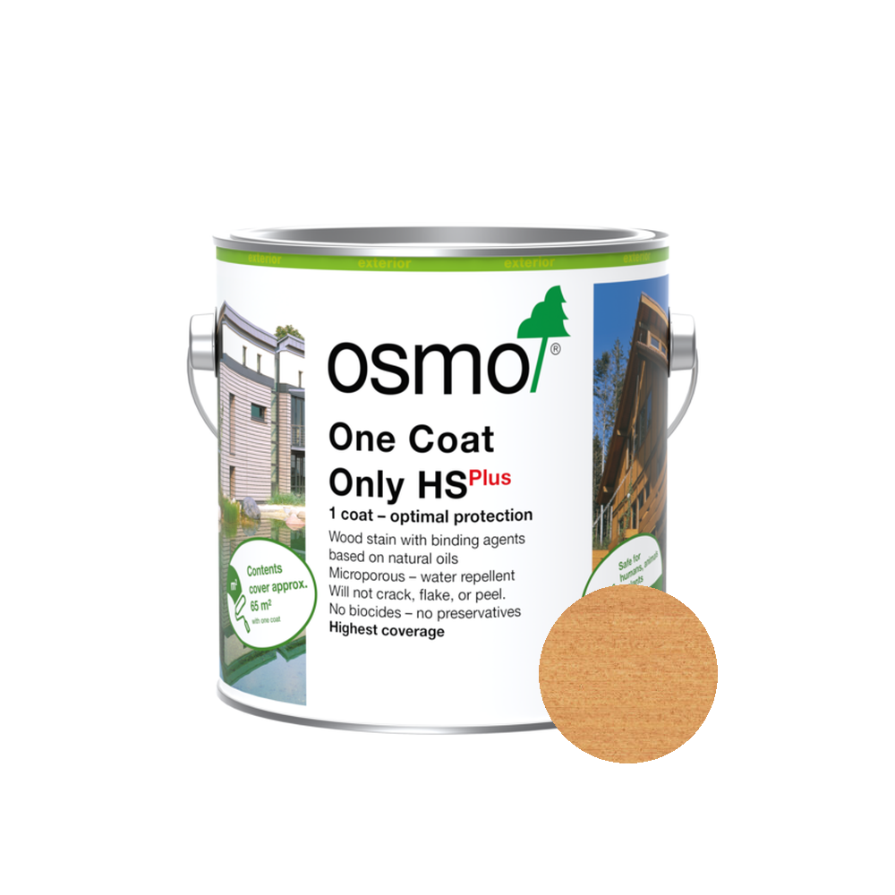 Osmo One Coat Only can — 9236 Larch with official wood color swatch