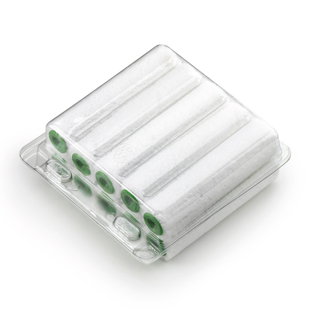 Osmo 100 mm microfiber replacement rollers, 10-pack in clear storage box