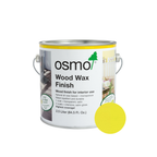 Osmo Wood Wax Finish Intensive can — 3105 Colza Yellow with official wood color swatch