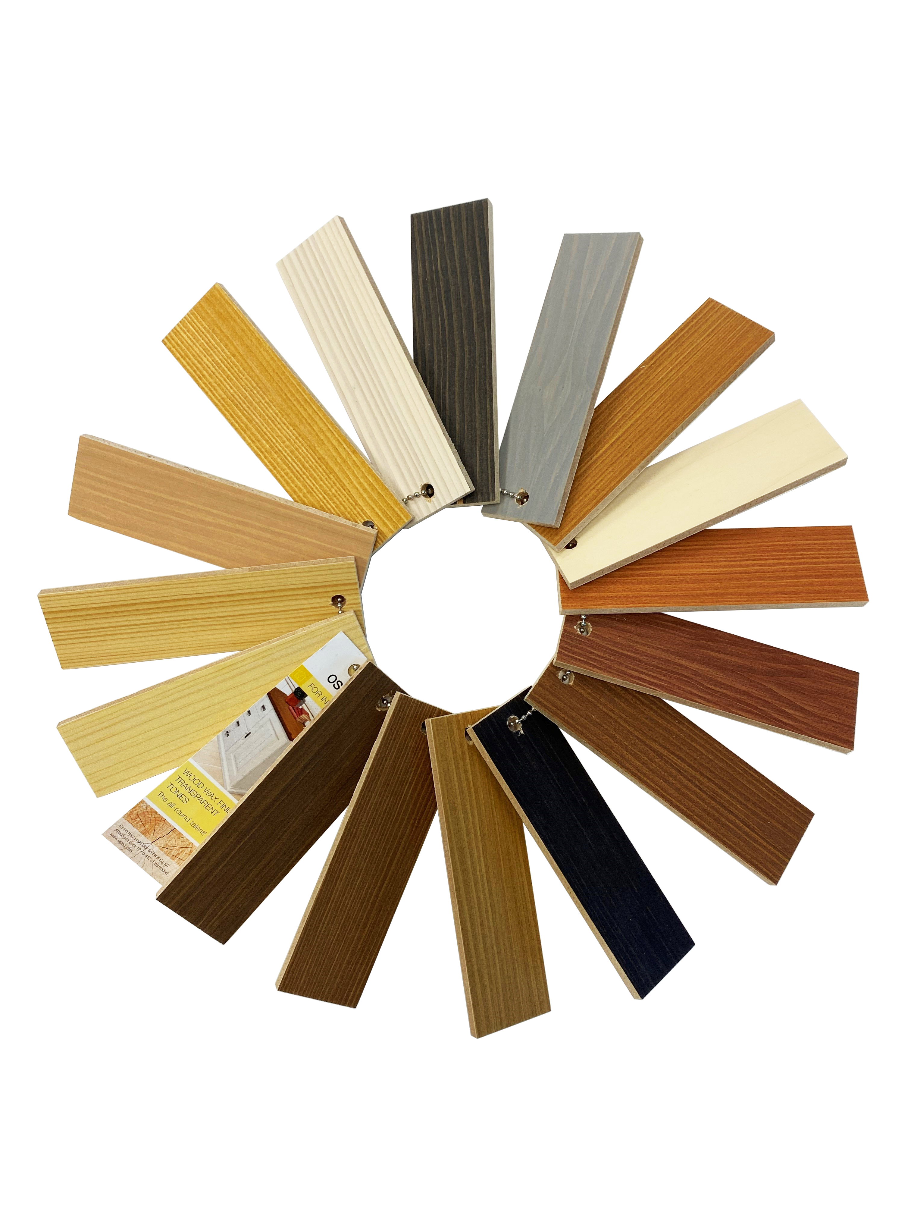 Osmo Wood Wax Finish transparent color range