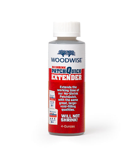 Woodwise No Shrink Patch-Quick Extender, 4 fl oz bottle
