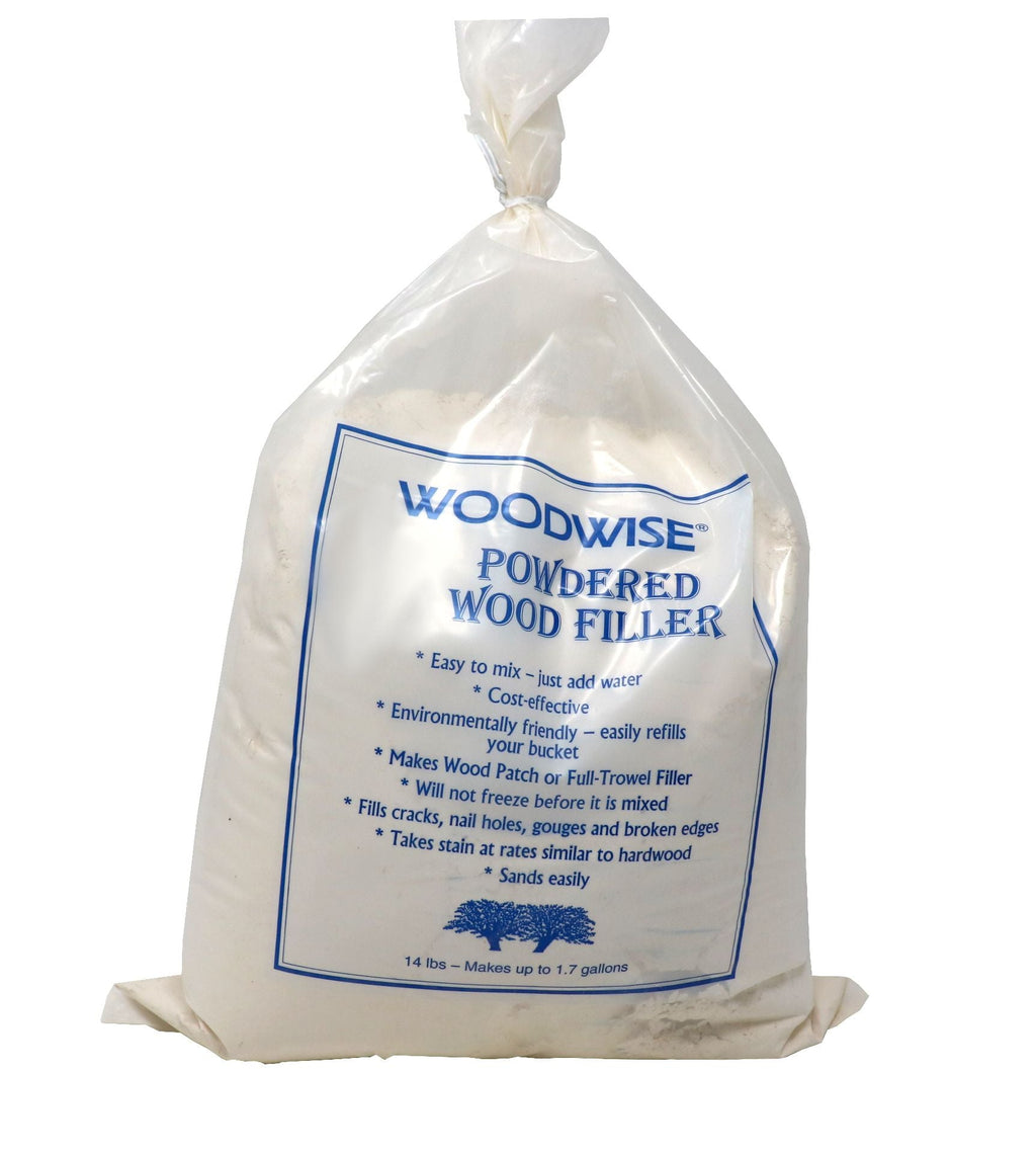 Woodwise Powdered Wood Filler White Oak 14 lb bag