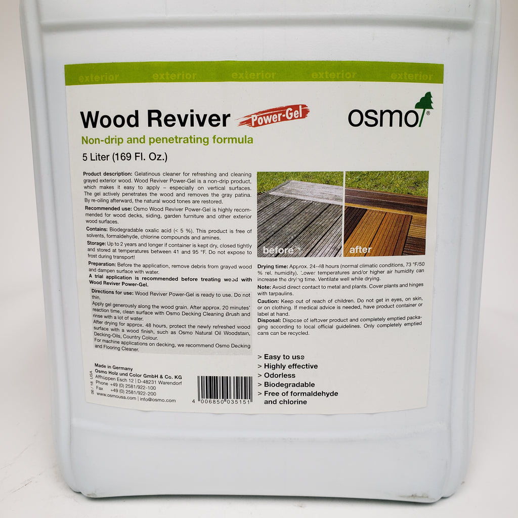 Osmo - Wood Reviver Power Gel 6609 - 5.0L – product view 2