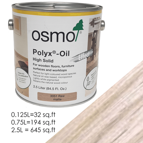 Osmo - Polyx-Oil - 3051 Raw Matte - Hardwax Oil - Interior Wood Finish