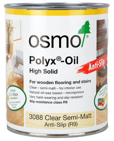 Osmo - Polyx-Oil - 3088 Anti-Slip (R9) Clear Semi-Matte - 0.75 L