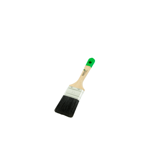 Green Wooden Artist Flat Brush, For Painting, Size: Small Size