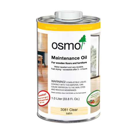 Osmo - Maintenance Oil - 3081 Clear Satin - 1 L