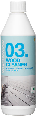 OrganoWood 03. - Wood Cleaner and Maintenance - 0.5 L Concentrate