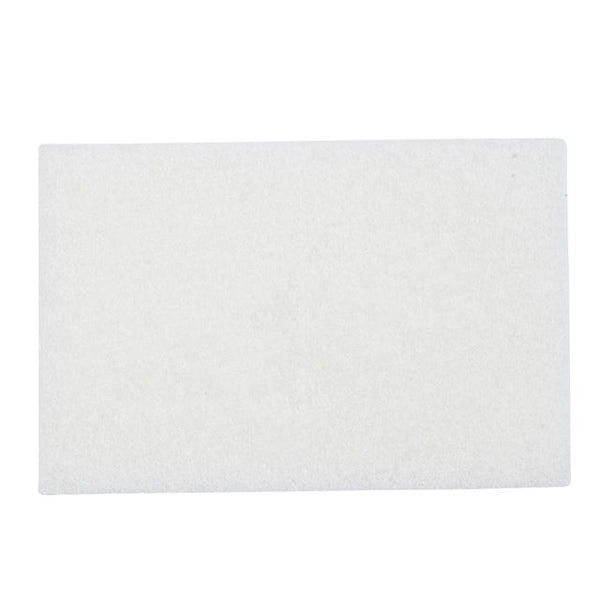 Norton Hand Pads 6 x 9 Inches White 1 Box of 10 Pads